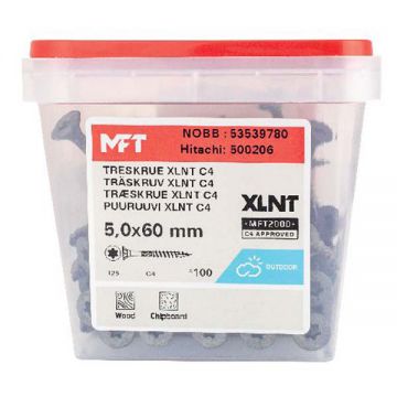 MFT Träskruv XLNT 5,0x60mm