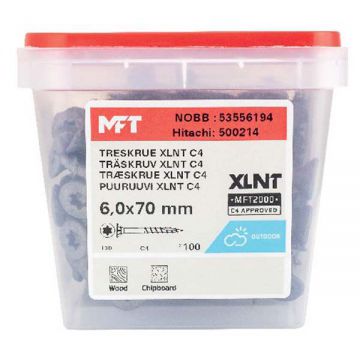 MFT Träskruv XLNT 6,0x 70 - 160mm