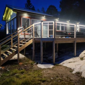 Ledskena med täcklock 2m